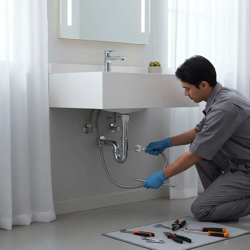 Fixing a sink