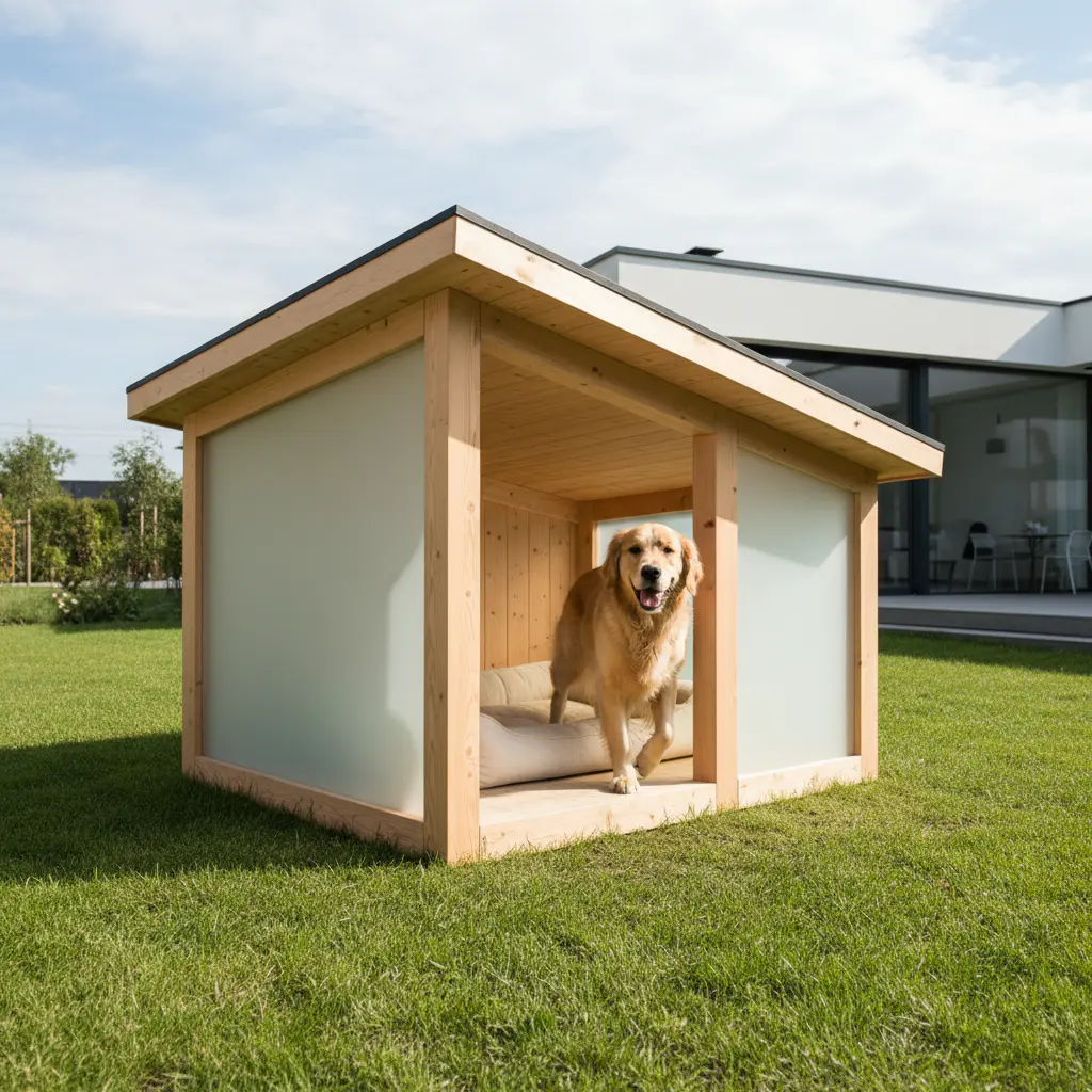 Built dog house