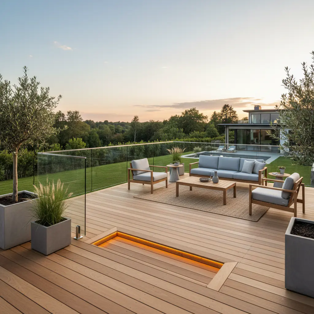 Refinished deck
