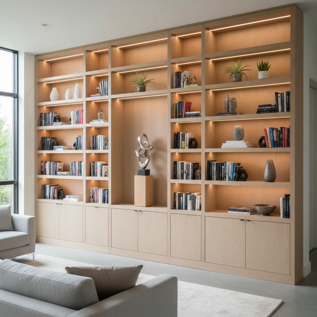 Custom bookshelf